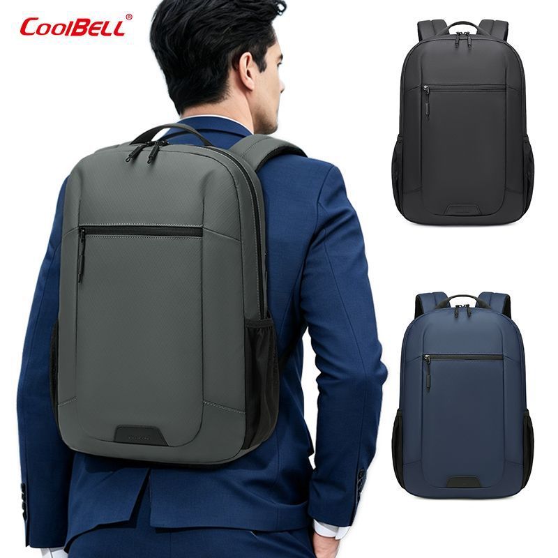 Ba lô máy tính xách tay doanh nhân, Ba lô máy tính 15,6 Inch chống nước cho nam nữ, Ba lô làm việc du lịch dung tích lớn